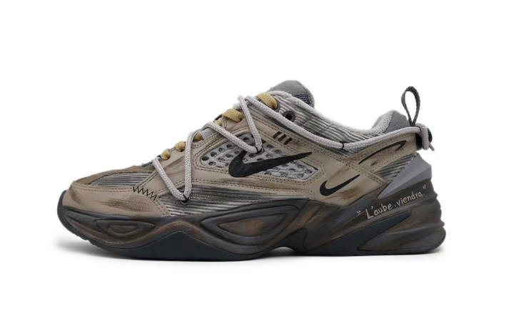 Nike Nike M2K Tekno Slip Resistant, Abrasion Resistant, Height Increasing Low top Chunky Sneakers Unisex Brown