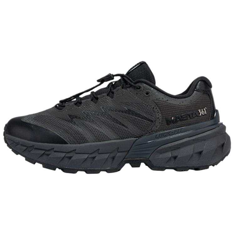 361° Xingshan Cushioning Low top Hiking Shoes Women's Charcoal Obsidian Black