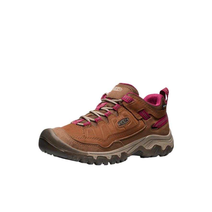 Keen Targhee 4 Slip Resistant Abrasion Resistant Low top Mountaineering Shoes Women's Brown