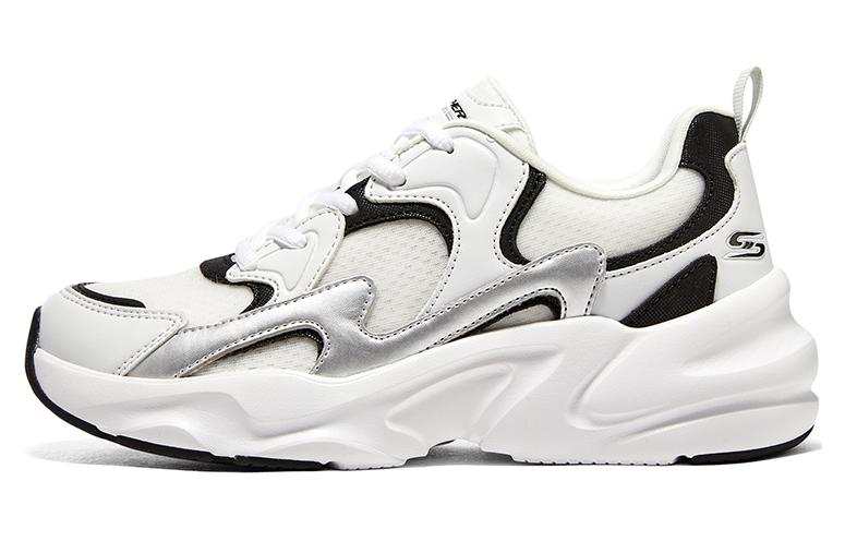 Skechers BOBS BAMINA 2 Meteorite Gray, Wave Treading Mesh, Artificial Leather Cushioning Abrasion Resistant