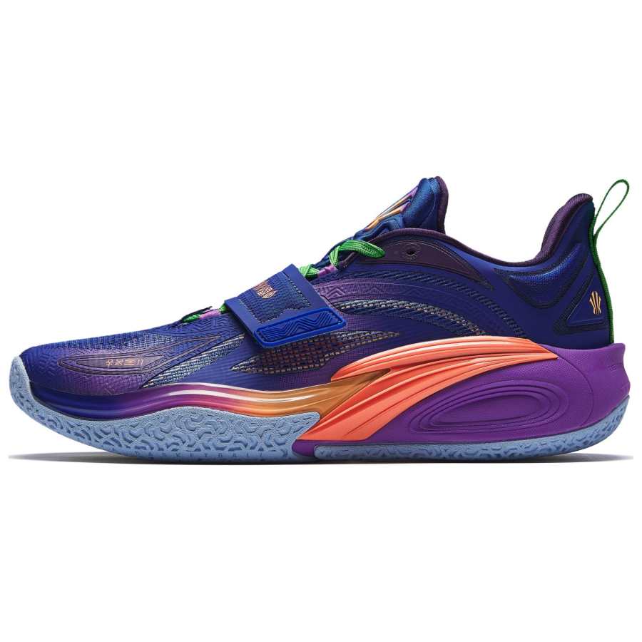 Anta KAI 1 Low top Basketball Shoes Men's White Blue Orange