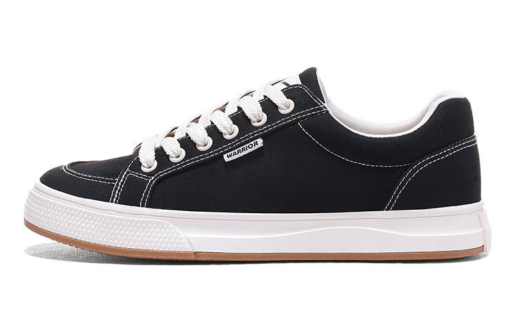 WARRIOR Warrior Low top Canvas Shoes Unisex Black