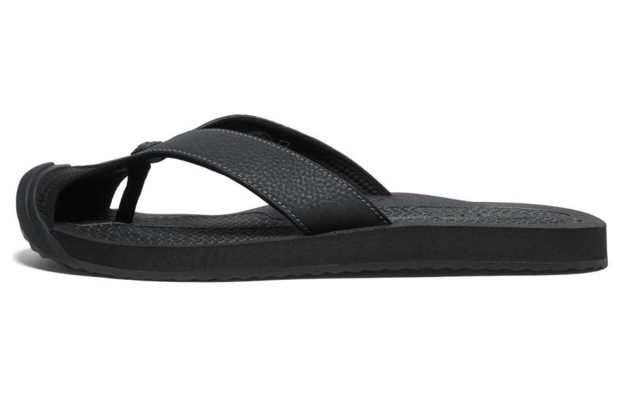 Keen BARBADOS TG Rubber Sole No Special Function Slide Slippers Men's Black
