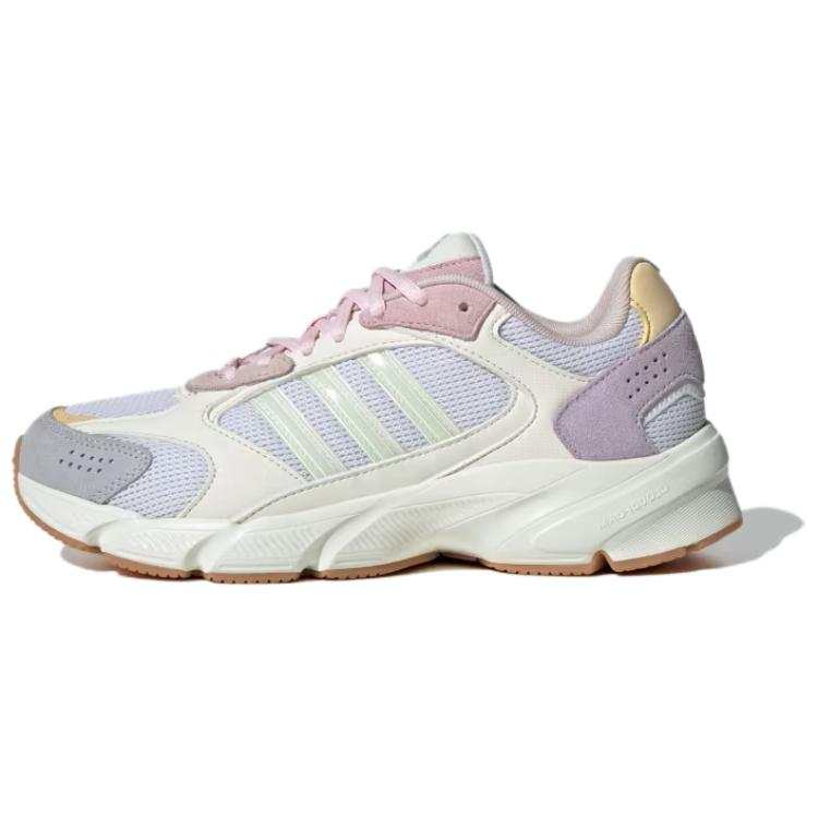 Adidas Adidas CRAZYCHAOS 2000 Slip Resistant And Breathable Low top Casual Running Shoes Women's White Pink