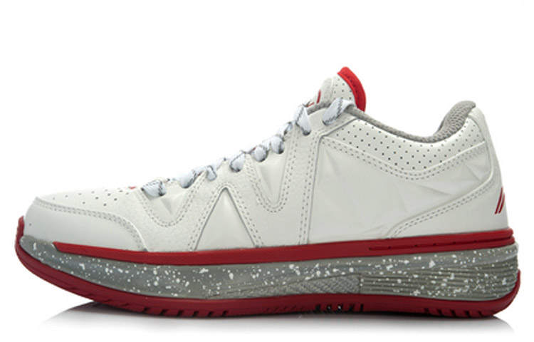 Li-Ning Li Ning WOW 2 '305' Non slip Lightweight Low top Basketball Shoes Unisex White Red