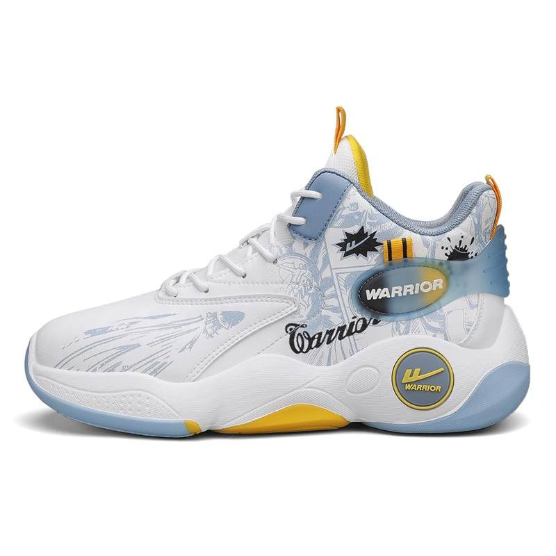 WARRIOR Warrior Cushioning Slip Resistant Abrasion Resistant Coverage Height Increasing Thermal High top Basketball Shoes Men's