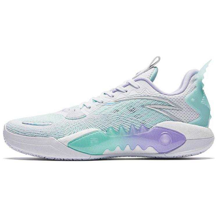 Anta Shock Wave 5 Team Cushioning Slip Resistant Abrasion Resistant Breathable Low top Basketball Shoes Men's