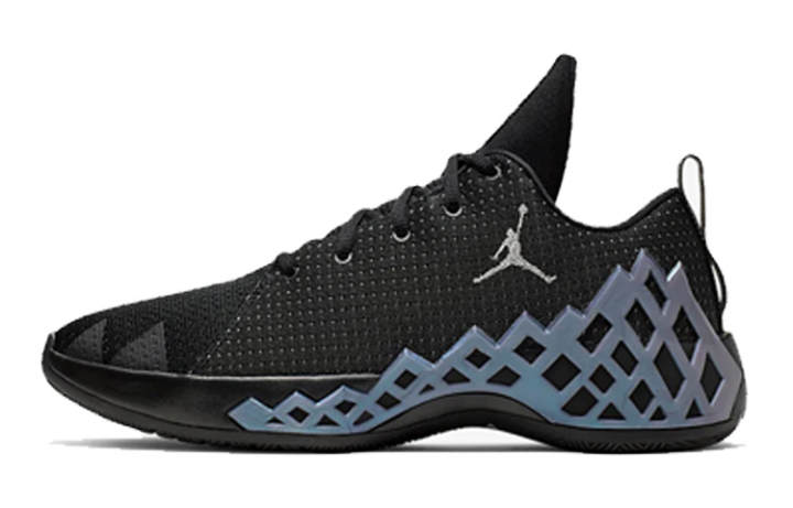 Jordan Jordan Jumpman Diamond Low Black Metallic Silver