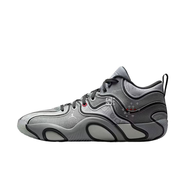 Jordan Jordan Tatum 3 Mid top Basketball Shoes Unisex Gray