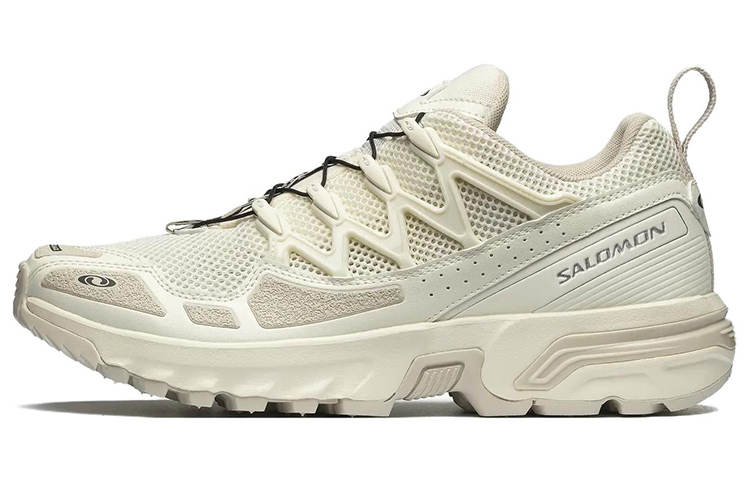 SALOMON ACS+OG Slip Resistant Fabric Low top Outdoor Shoes Unisex White