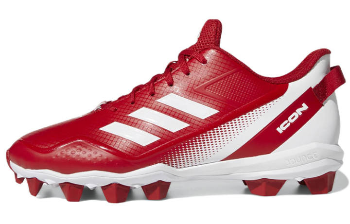 Adidas Adidas Icon 7 Mid Cleats Slip Resistant Abrasion Resistant Low top Training Shoes Men's Red