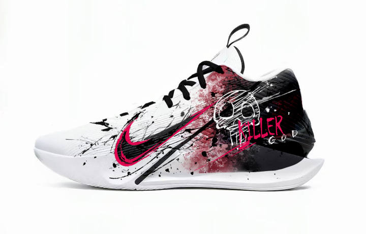 Nike Nike G.T. Jump Academy Assassin God Boots Mesh High top Basketball Shoes Men's Black Red