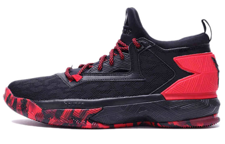 Adidas Adidas D Lillard 2 'Black Light Scarlet Cardinal'