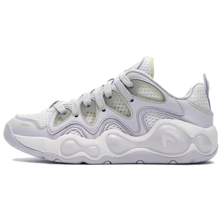 FILA FUSION VERTICAL Crack Shoes Low top Basketball Shoes Women's White Purple