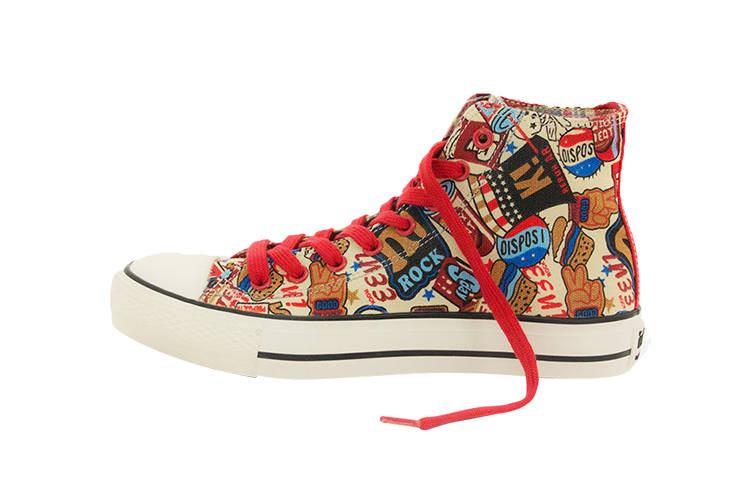 ISTEP High top Canvas Shoes Women's Red