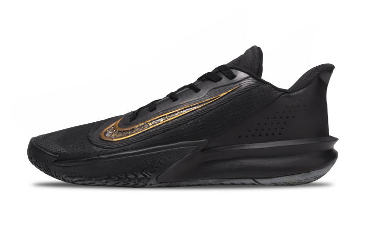 Nike Nike Precision 7 Mesh Abrasion Resistant Low top Basketball Shoes Men's Black