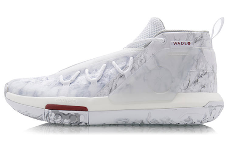Li-Ning Li Ning Wade Fission 6 Slip Resistant And Abrasion Resistant Coverage Mid top Basketball Shoes Men's White