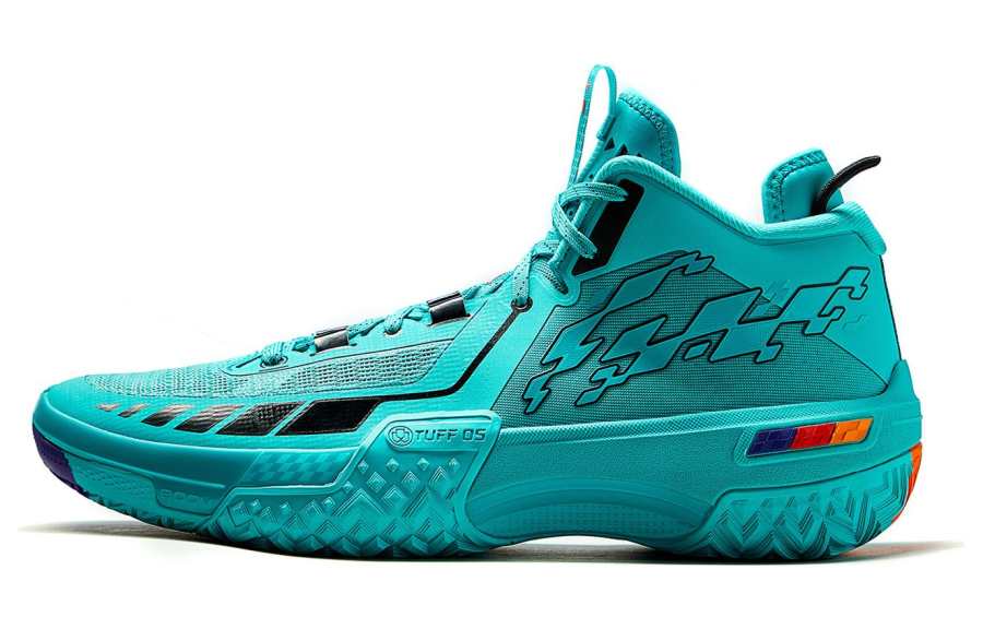 Li-Ning Li Ning Green Demon Mid top Basketball Shoes Men's Ice Porcelain Green