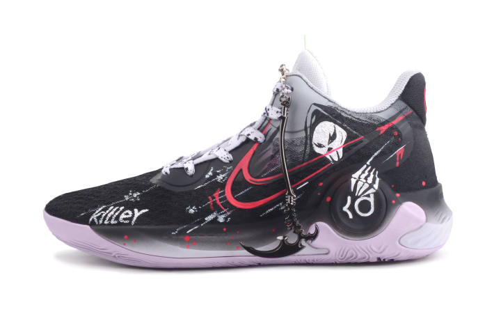 Nike Nike KD Trey 5 IX Sickles Messenger Mid top Basketball Shoes Unisex Black Red