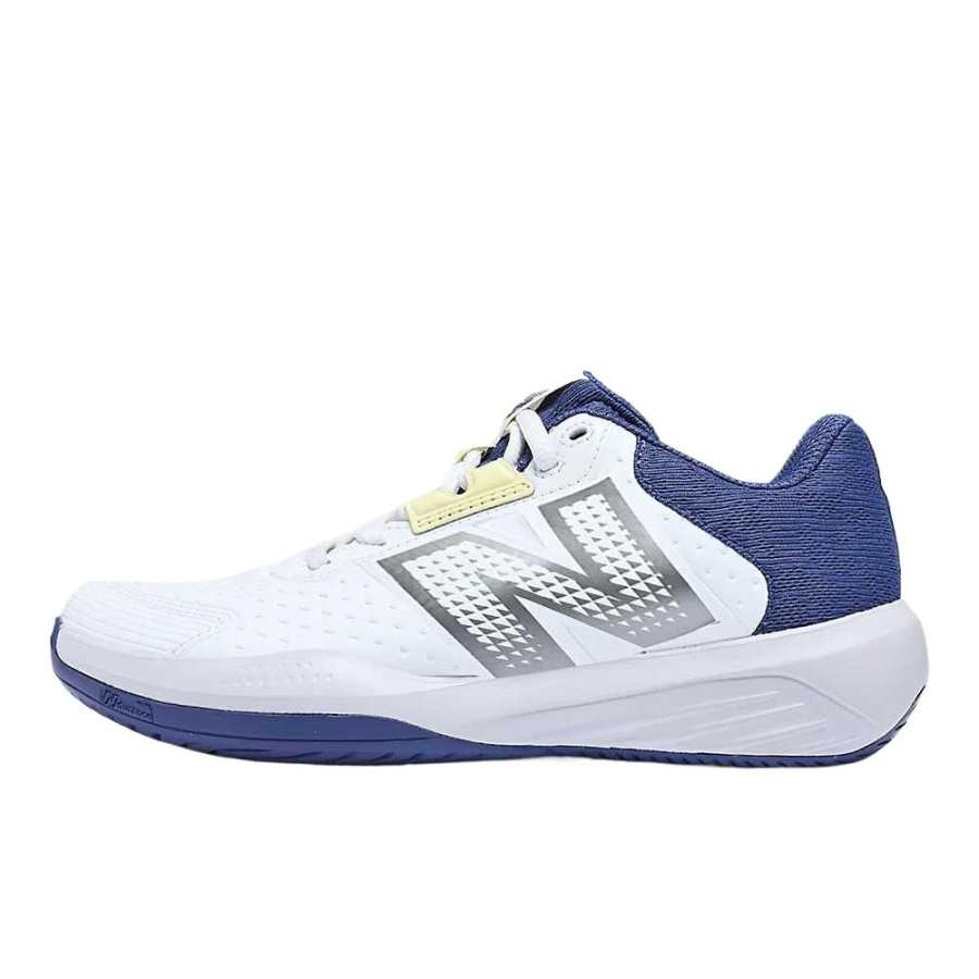 New Balance New Balance NB 696v6 Mesh, Synthetic Leather Abrasion Resistant Abrasion Resistant Low top Tennis Shoes Women's White