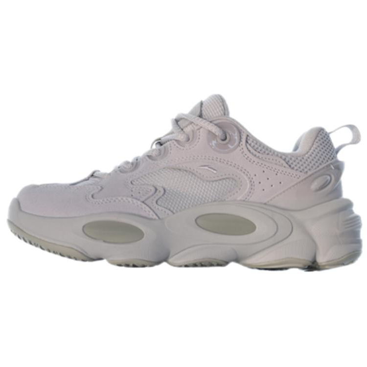Anta Life Collection Comfortable Cushioning, Wear Resistant Low top Chunky Sneakers Women's Light Bath Gray