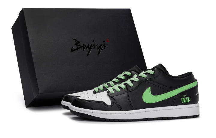 Jordan Jordan Air Jordan 1 811 Manufacturing, Leisure Green, Special Shoe Box Slip Resistant Abrasion Resistant
