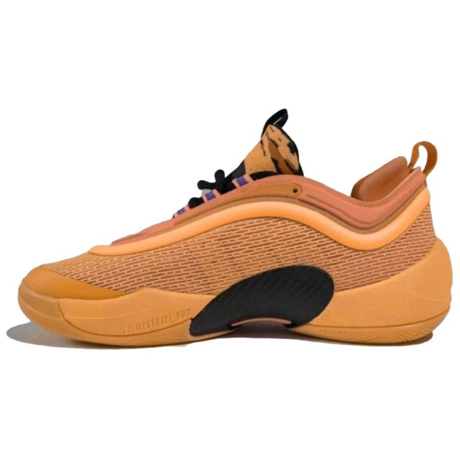 Adidas Adidas D.O.N. Issue Cushioning, Wear Resistant Low top Basketball Shoes Unisex Orange Black