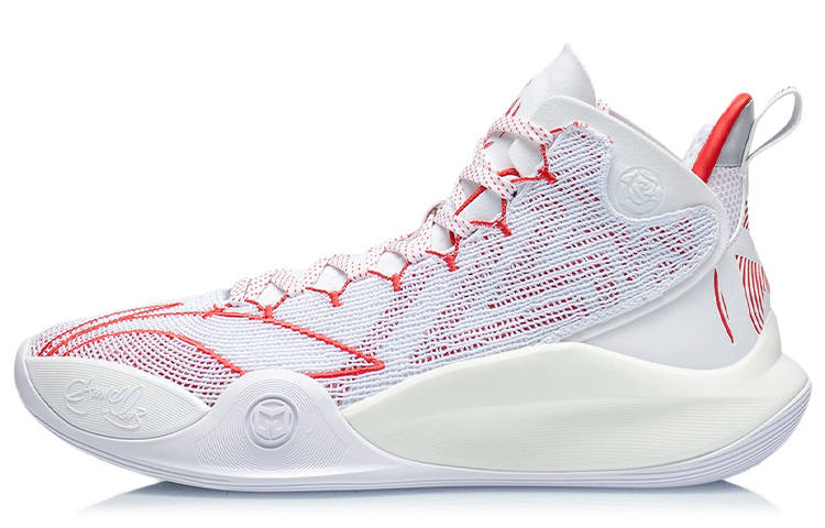 Li-Ning Li Ning CJ 1 CJ 1 Cushioning Slip Resistant Abrasion Resistant Coverage Support Mid top Performance Basketball Shoes