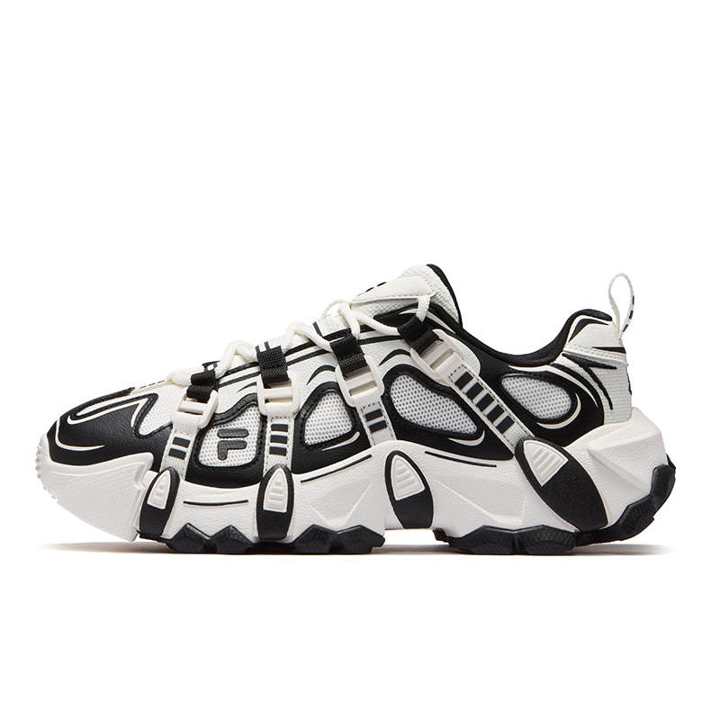 FILA FUSION Joshua Vides x FILA FUSION EXOCET Mountains Shoes Low top Chunky Sneakers Men's Snow Black