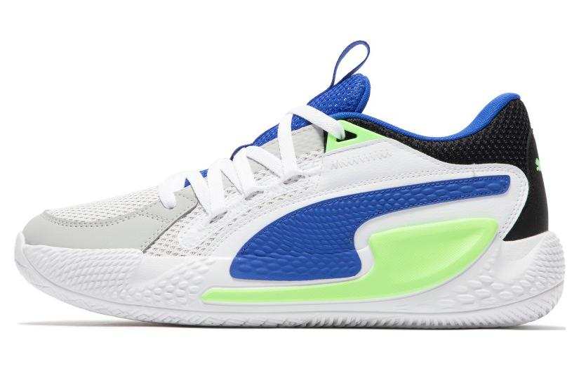 PUMA Court Rider Chaos Basketball Shoes 'Future Blue Green Glare'