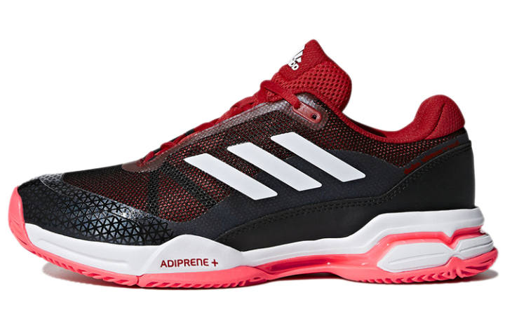 Adidas Adidas Barricade Tennis Shoes Men's Low Top Black/Red