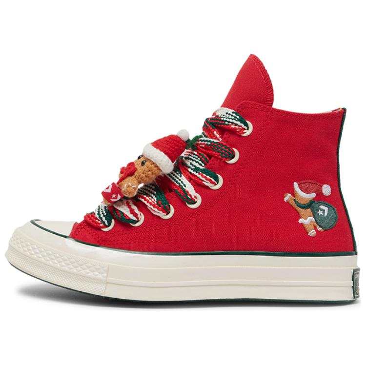 Converse Chuck 70 Converse High 'X-Mas Gingerbread & Knit Sock - Red'