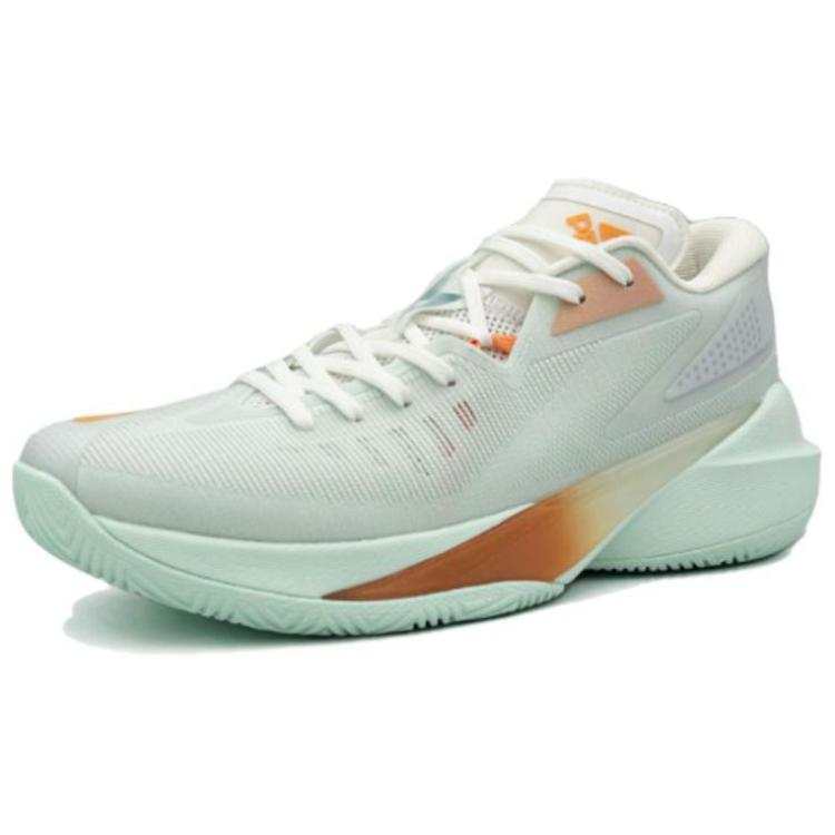 PEAK Lightning 10 Abrasion Resistant Breathable Abrasion Resistant Breathable Low top Basketball Shoes Men's Cyan