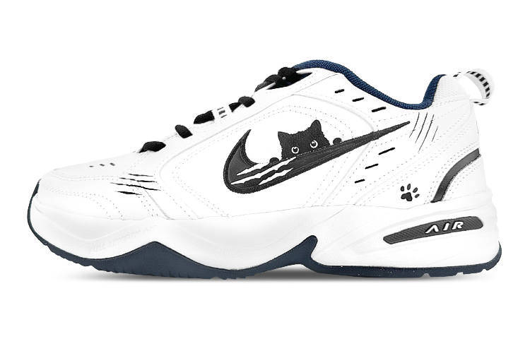 Nike Nike Air Monarch 4 PU Leather Slip Resistant, Abrasion Resistant, Breathable, Height Increasing Low top Chunky Sneakers