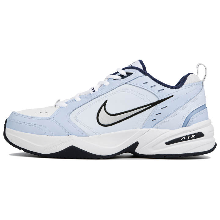 Nike Nike Air Monarch 4 Synthetic Leather Cushioning Slip Resistant Abrasion Resistant Coverage Support Low top