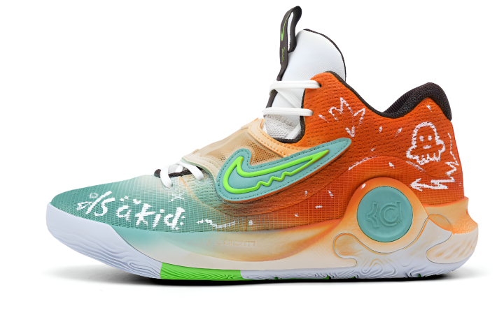 Nike Nike KD Trey 5 X Ghost Abrasion Resistant Low top Basketball Shoes Men's Orange Green
