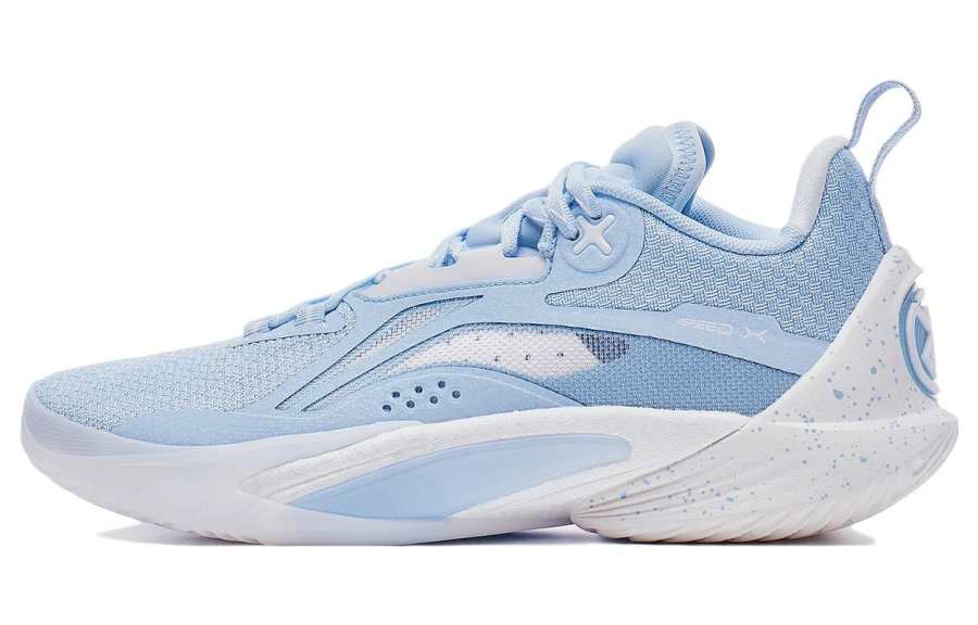 Li-Ning Li Ning Speed 10 Low top Basketball Shoes Men's Blue