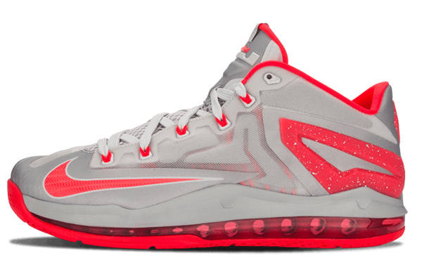 Nike Nike LeBron 11 Low 'Base Grey Laser Crimson'