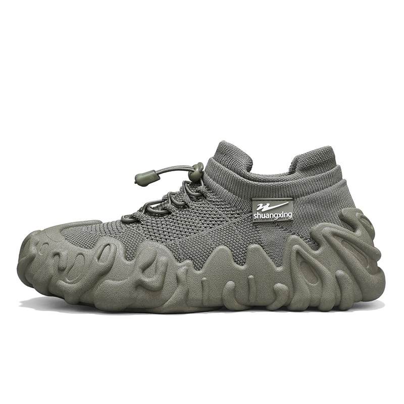 Binary Binary Shoe Liner Cushioning Lightweight Breathable Slip Resistant Low top Chunky Sneakers Men's Green