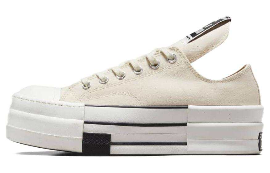 Converse Chuck 70 Rick Owens x Chuck 70 Drkshdw Dbl Drkstar Converse Low 'Natural Ivory'