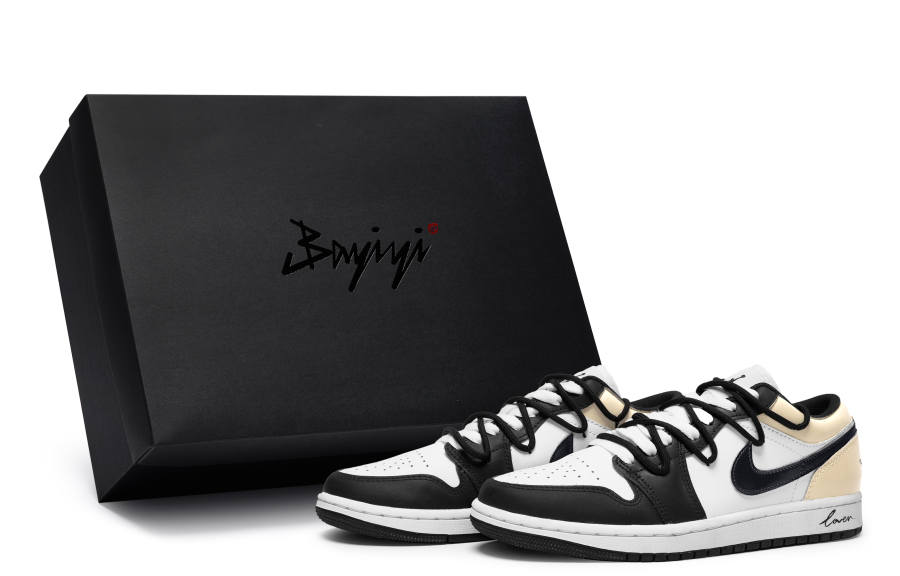 Jordan Jordan Air Jordan 1 811 Manufacturing, Yellow Of The Flourishing Years, Special Shoe Box Leather Abrasion Resistant