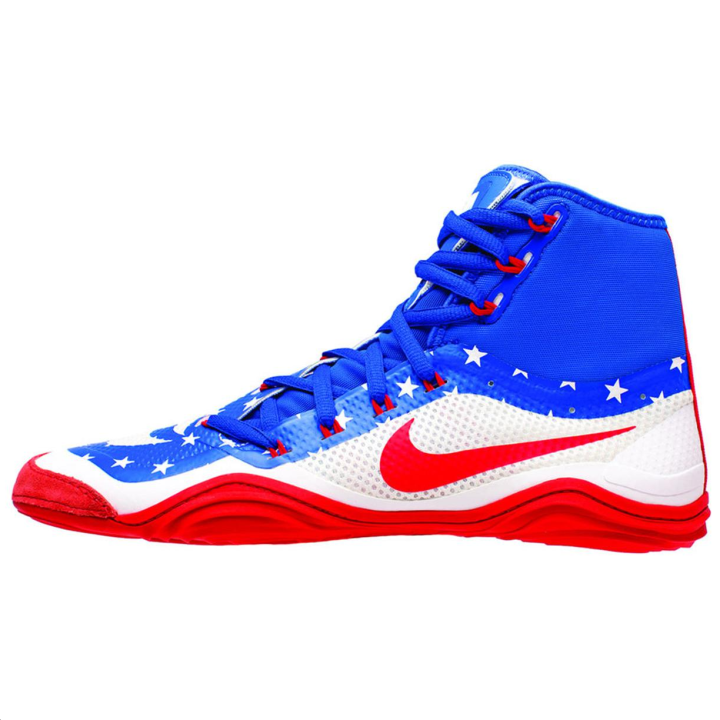 Nike Nike Slip Resistant Abrasion Resistant Mid top Training Shoes Unisex Blue White Red