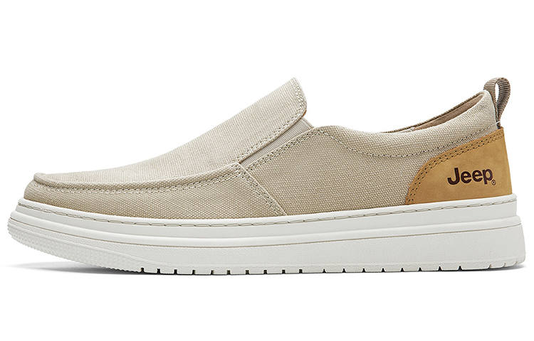 Jeep Breathable And Wear resistant Low top Canvas Shoes Men's Sand