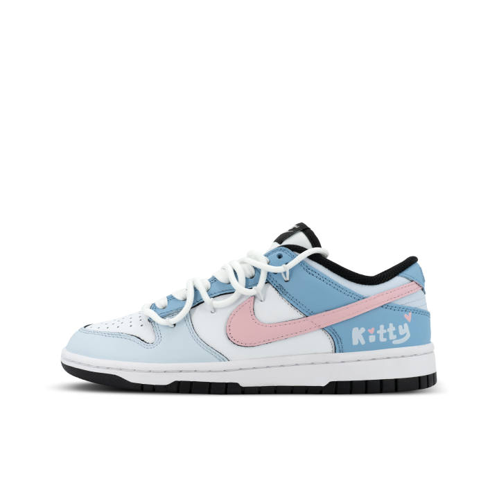Nike Nike Dunk Gorilla Jiedian XJDD Heart Low top Skateboard Shoes Unisex Blue Pink