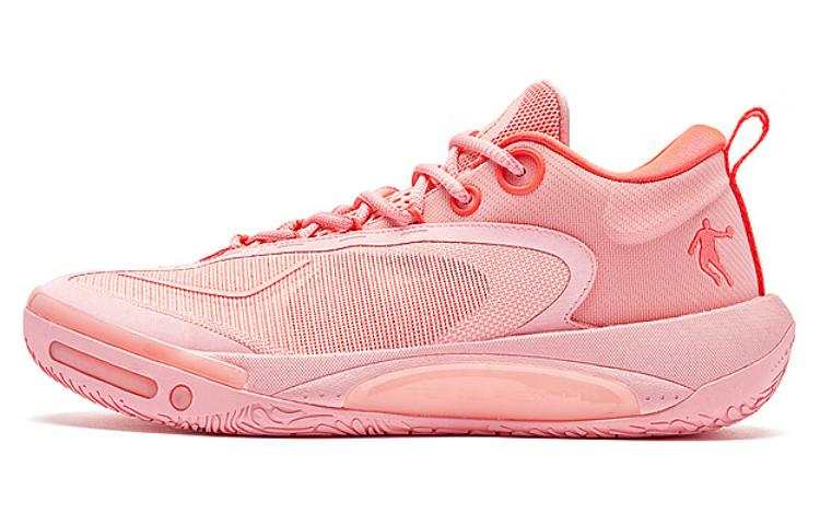 QIAODAN Wind Blade 4 PRO Low top Basketball Shoes Men's Pink