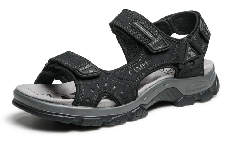 CAMEL CAMEL Beach Sandals Men's Black/Camel