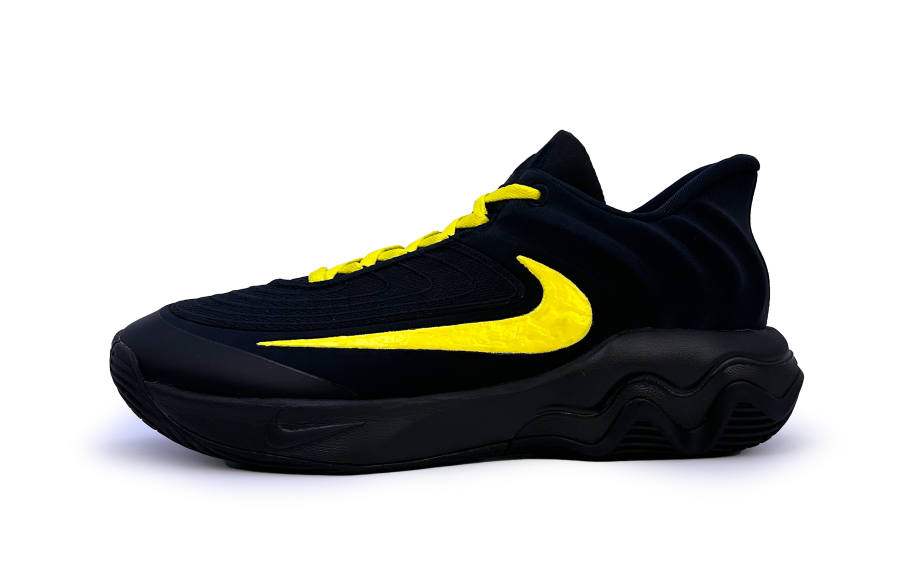 Nike Nike Giannis Immortality Jinhui Vibrant Slip Resistant Abrasion Resistant Low top Basketball Shoes Men's Black Yellow