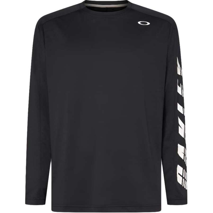 Oakley T Shirts Men's Black Crew Neck Moderate Straight Fit