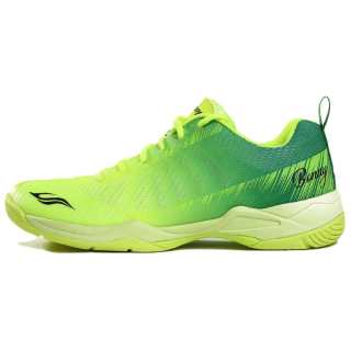 BONNY Wind Shadow Comfortable Slip Resistant Badminton Shoes Unisex Green Yellow