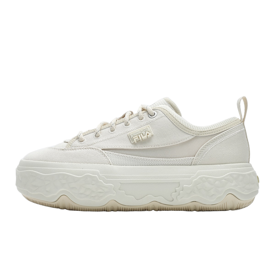 FILA ROCK Shoes Abrasion Resistant Low top Canvas Shoes Women's White